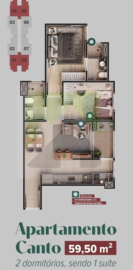 Apartamento à venda com 2 quartos, 59m² - Foto 31